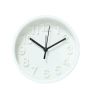 Battery Powered Round Alarm Clock With 3D Numbers 13X5CM