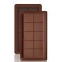 10 Grid Silicone Chocolate Bar Mold Non Stick And Reusable - 2 Piece
