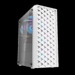 Darkflash Computer Case DK351 White With 4 Argb Fans