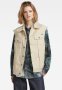G-star Raw Oversized Denim Vest - Ecru