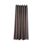 Clifton Self-lined Dim Out Eyelet Curtain - Graphite - 270 X 223CM