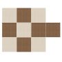 10 Pcs 30CM X 30CM Trimmable Self-adhesive Wall Cat Scratch Carpet Mat