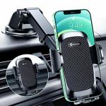 Phone Mount For Car Military-grade Super Suction Universal Hands-free Phone Holder For Dashboard Windshield Air Vent For Iphone