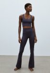 Flared Sports Trousers In Drymove - Steel Blue