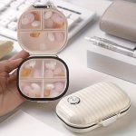 1PC Portable Pill Box Travel Seven Days 7 Grid Sub-packaging Pills Sealed Storage Box Pill Organizer