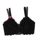 Ladies 2 Pack Underwire Bra - 52E Blk mocc