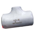 Xfwyhlto 316L Stainless Steel Industrial Reducing Welding Tee 2 Stamping Reducing Tee Seamless Tee G4-G5 G4 G3