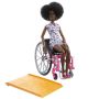 Fashionistas Doll With Wheelchair & Ramp Curly Brown Hair