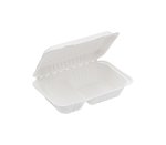 Sugar Cane 1L 2 Compartment Lunch Box - 10PK