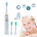 USB Rechargeable Toothbrush For Bathroom - White