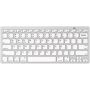 Wireless Keyboard - White & Silver Bluetooth Keyboard - Slim MINI Keyboards