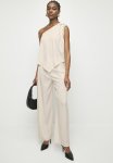 Superbalist Co-ord Printed Wide Leg - Ecru Pintstripe