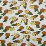 Bulgari 26 Yellow Pineapple On White 150CM
