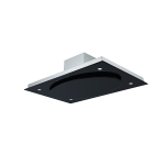 Integrated Black Glass Ceiling Extractor Fan With Remote – 110CM