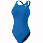 Durafast Elite Solid Maxfit Bathing Suit With Lower Leg - Navy