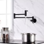 Black Pot Filler Mall Mount