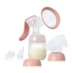 Frida Mom 2-IN-1 Breast Pump: Manual Hand Pump & Hands-free Automatic Suction Cup Dual-mode Wireless Milk Collector Ergonomic Ha