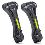 Thinkwork Car Window Breaker Glass Breaker Window Breaker Seatbelt Cutter 2-IN-1 Car Safety Hammer With One Second Emergency Gla