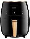 Digital Air Fryer 6L With Touch Screen XL Hot Air Fryer With LED Display 4 Preset Cooking Modes Non-stick Basket 1400W Oil-free Cooker
