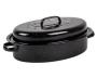 Kaufmann Enamel Coated Oval Pan With Lid 5L