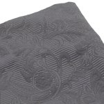 Matelasse Lined Eyelet Curtain - Silver 270 X 223CM