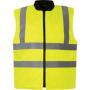 Hi-vis Reversible Body Warmer EN20471 Yellow M - HAL9624711B