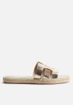 Espadrille Sandals - Gold