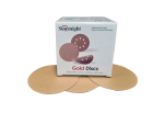 Sunlight 02210 Sunmight Velcro Gold Disc 125MM No Hole 180 Grit - 100PC