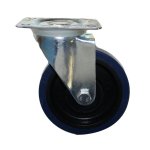 Blue Elastic Rubber Castor 390 Series Ngb
