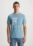 Calvin Klein Ny Graphic T-Shirt Blue - XXL Blue