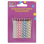 Non-blow Out Candles 10-PACK