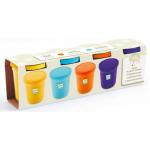 Four Tubs Of Play Dough - Nature Colours