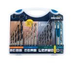 Alpen Drill & Screwdriver Set 30PC In Carry Case Steel Masonry Wood
