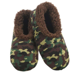 Snoozies Kids Green Camos Snoozies Size: Medium