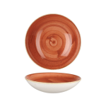Churchill Spiced Orange Coupe Bowl 31CM - Set Of 6