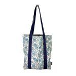 Cape Floral Aqua Tote Bag