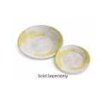 Eclipse Coiled Sisal Fruit Bowls Yellow Cream