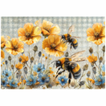 Deco Print Buzzing Bees
