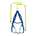 Pioneer Safety Double Lanyard With Belt – Fall Protection Harness
