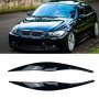 For Bmw 3 Series E90 E91 320I 325I 328I 330I Sedan Touring Car Headlight Eyebrow Eyelid Trim Eyebrows Eyelids Lids 2005-2012 Carbon Fiber