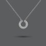 Gold & Diamond Pendant Enhancer Chain