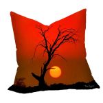 Kgalagadi Red Sunset Dead Tree Square Tablecloth By Fanie Heymans