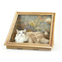3D Oil Painting Cat Bed Cat Scratching Post Toy Cat Bed Frame And Cat House