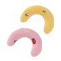 2 U-shaped Pet Neck Pillow Soft Fluffy Calming Sleep Cushion For Dog Cat