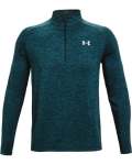 Men's Ua Tech Zip Long Sleeve - Dark CYAN-463 XXL