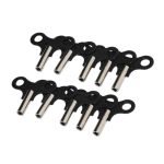 Grandfather Clock Winding Key 10PCS 2.05 1.89INCH Clock Repair Tool Compact Mechanical Key Desk Clocks Set Steel Clockwork Keys