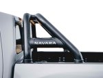 Nissan Navara D23 2021+ Double Cab Sports Bar Rollbar 409 Stainless Steel Powder Coated Black Asb
