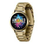 Series 31 Amoled Gold Steel Bracelet Smart Watch