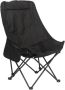 High-back Moon Chair With Thick Padding Portable Folding Camping