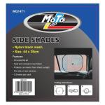Motoquip 2 Pack Nylon Sun Shade 48X38CM Black